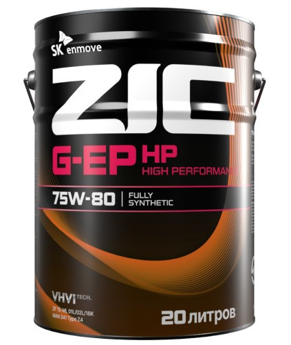 Масло трансм. 75W85 ZIC G-EP HP GL-4 (20 л.) металл