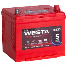 Аккумулятор 6ст- 65 Westa Red ASIA (о.п. 600А)