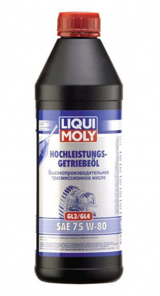 Масло трансм. 75W80 Liqui Moly Hochleistungs-Getriebeoil GL-3/GL-4 пластик (1 л.) 1*6 шт. (7584)