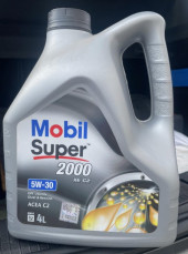 Масло мотор. 5W30 Mobil Super 2000 XE C2 (4л) пластик 1*4 шт. (Турция) Масло мотор. 5W30 Mobil Super 2000 XE C2 (4л) пластик 1*4 шт. (Турция)