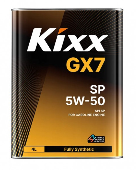 Масло мотор.  5W50 Kixx GX7 SP металл (4 л.) 1*4 шт.