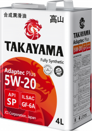 Масло моторное TAKAYAMA SAE 5W20 ILSAC GF-6А API SР 4л (1*4шт)