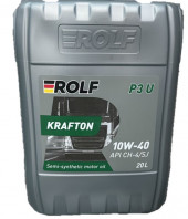 Масло мотор. ROLF KRAFTON P3 U SAE 10W40 API CH-4/SL (ПЛАСТИК) 20л Масло мотор. ROLF KRAFTON P3 U SAE 10W40 API CH-4/SL (ПЛАСТИК) 20л