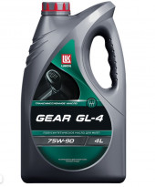 Масло трансм. 75W90 GEAR ЛУКОЙЛ GL-4 (4л) 1*4шт Масло трансм. 75W90 GEAR ЛУКОЙЛ GL-4 (4л) 1*4шт