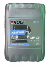 Масло мотор. ROLF KRAFTON S5 U SAE  5W40 ACEA Е7-12; API CI-4/SL  (ПЛАСТИК) 20л Масло мотор. ROLF KRAFTON S5 U SAE  5W40 ACEA Е7-12; API CI-4/SL  (ПЛАСТИК) 20л