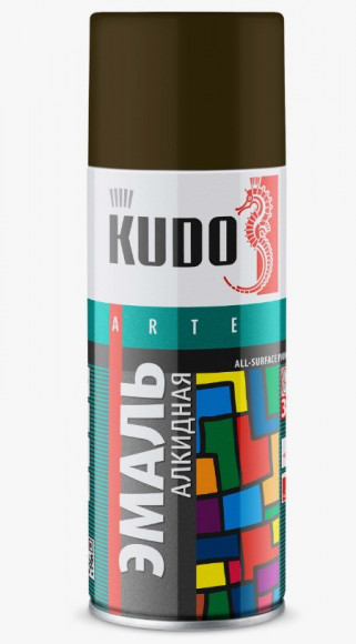 KUDO Эмаль универсальная Хром зеркальный KU-1033 (1*12шт)