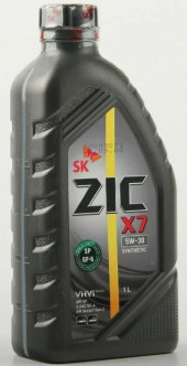 Масло мотор.  5W30 ZIC X7 SP GF-6 пластик (1 л.) 1*12 шт. Масло мотор.  5W30 ZIC X7 SP GF-6 пластик (1 л.) 1*12 шт.