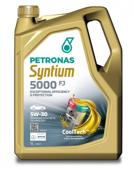 Масло мотор. 5W30 PETRONAS SYNTIUM 5000 FJ, C1 5л (1*4шт)
