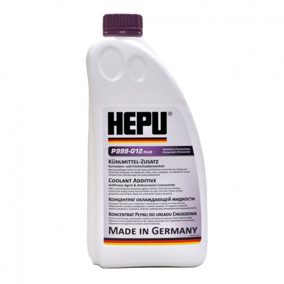 Антифриз концентрат HEPU G12+ фиолетовый (1,5 л) 1*12шт