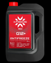 Антифриз X-FREEZE Red G12+, FELIX в п/э кан.5кг (4шт) Акция Антифриз X-FREEZE Red G12+, FELIX в п/э кан.5кг (4шт) Акция
