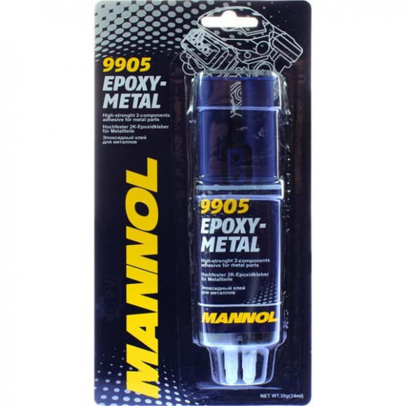 Клей "Жидкий металл" MANNOL Epoxi-Metall (30гр.) 1*12шт.9905