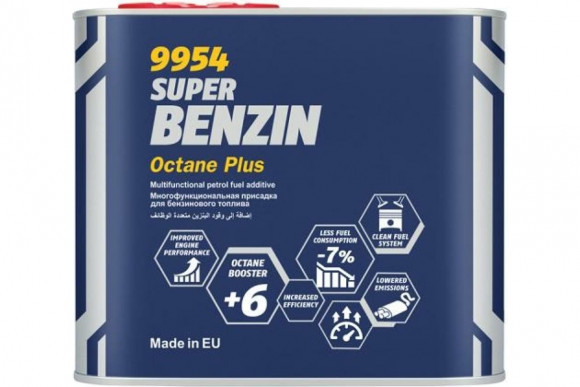 9954 Специальная присадка в бензин, повышающая октановое число / Super Benzin Octane Plus (500ml)