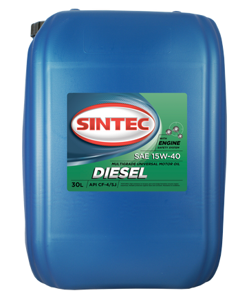 Масло мотор. SINTEC Diesel 15W40 CF-4/SJ (30л)