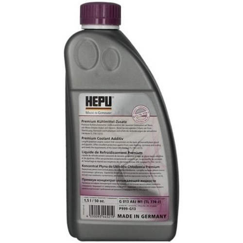 Антифриз концентрат HEPU G13 лилово-фиолетовый (1,5 л) 1*12шт