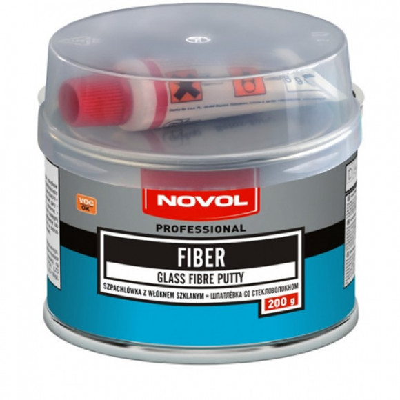 Шпатлевка Fiber (со стекловол.) (0,2 кг) (Novol) 1*24шт