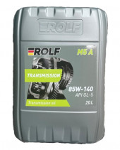 Масло трансм. ROLF Transmission M5 A SAE 85W140 API GL-5  (ПЛАСТИК) 20л Масло трансм. ROLF Transmission M5 A SAE 85W140 API GL-5  (ПЛАСТИК) 20л