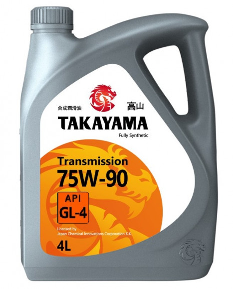 Масло трансмиссионное "TAKAYAMA SAE 75W90 API GL-4" 4л (1*4)