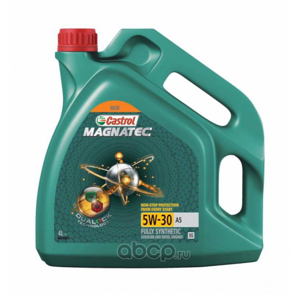 Масло мотор.  5W30 Castrol Magnatec А5 SN пластик (4 л.) 1*4 шт. (Ford)
