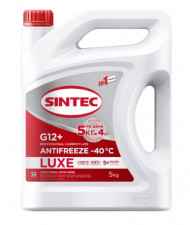 АКЦИЯ Антифриз A-40 Sintec LUX G12+ (красный) (5 кг)Акция 5кг по цене 4кг 1*4шт АКЦИЯ Антифриз A-40 Sintec LUX G12+ (красный) (5 кг)Акция 5кг по цене 4кг 1*4шт