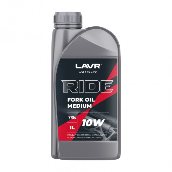 Ln7784 Масло вилочное 10W LAVR RIDE FORK OIL (1л) 1*16шт Ln7784 Масло вилочное 10W LAVR RIDE FORK OIL (1л) 1*16шт