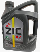 Масло мотор. 5W30 ZIC X7 SP GF-6 пластик (4 л.) 1*4 шт. Масло мотор. 5W30 ZIC X7 SP GF-6 пластик (4 л.) 1*4 шт.