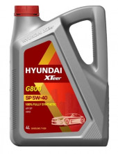 Масло мотор. 5w40 Hyundai XTeer G800 GASOLINE ULTRA PROTECTION SP 4л