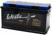 Аккумулятор 6СТ-100 WESTA Black (п.п.860А) Станд