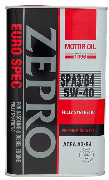 Масло мотор.  5W40 ZEPRO Euro Spec SP A3/B4 металл (1 л.) 1*12 шт.