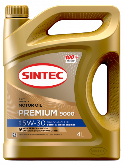 Масло мотор. SINTEC PREMIUM SAE 5W30 API SN С3 4л (1*4шт)