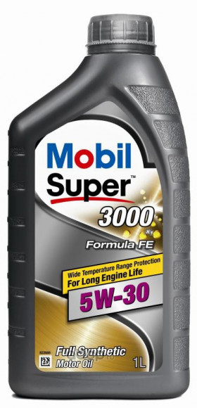 Масло мотор.  5W30 Mobil Super 3000  X1 Formula FE (1л) (1*12)