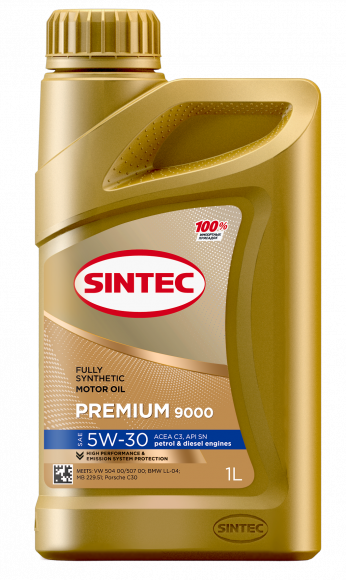 Масло мотор. SINTEC PREMIUM SAE 5W30 API SN C3 1л (1*12шт)