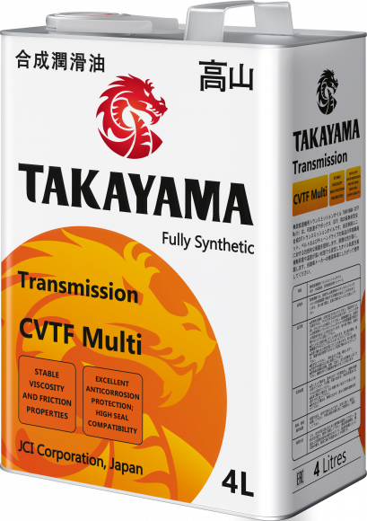 Масло трансмиссионное "TAKAYAMA СVTF Multi" 4л (1*4)
