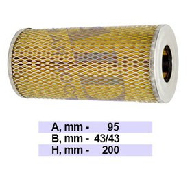 EFM446 Элемент фильтрующий очистки масла ЛТЗ Т30 Т40 (дв. Д-120 144) (1*12шт)