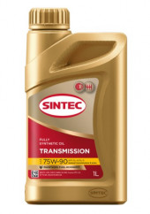 Масло трансм. SINTEC  75W90 Transmission GL-4/GL-5  (1л) 1*12шт Масло трансм. SINTEC  75W90 Transmission GL-4/GL-5  (1л) 1*12шт