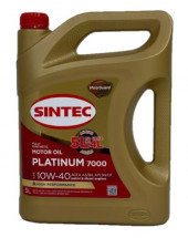 АКЦИЯ 5л по цене 4л Масло мотор. SINTEC PLATINUM 7000 10W-40 A3 B4 SN CF 5л (1*4шт) АКЦИЯ 5л по цене 4л Масло мотор. SINTEC PLATINUM 7000 10W-40 A3 B4 SN CF 5л (1*4шт)