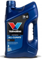 Масло мотор.  5W40 Valvoline ALL CLIMATE C3 SN/CF C3 пластик (5 л.) 1*4 шт. Масло мотор.  5W40 Valvoline ALL CLIMATE C3 SN/CF C3 пластик (5 л.) 1*4 шт.