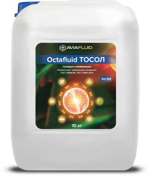 Тосол Octafluid 50/50 (10 кг) 1*1шт Тосол Octafluid 50/50 (10 кг) 1*1шт