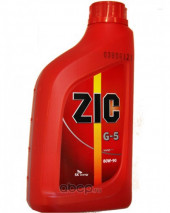 Масло трансм. 80W90 ZIC G-5 API GL-5 (1 л.) пластик 1*12 шт. Масло трансм. 80W90 ZIC G-5 API GL-5 (1 л.) пластик 1*12 шт.