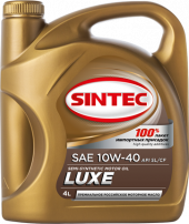 Масло мотор. SINTEC LUXE SAE 10W40 API SL/CF (4л) 1*4шт Масло мотор. SINTEC LUXE SAE 10W40 API SL/CF (4л) 1*4шт