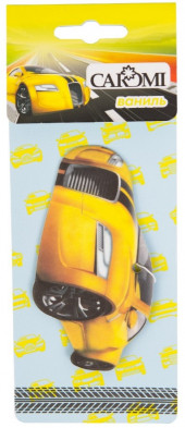 Ароматизатор картонный CAROMI "Машина" Ваниль"