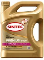 Масло мотор. 5W30 SINTEC PREMIUM 9000 A5/B5 API SL/CF (4л) 1*4шт Масло мотор. 5W30 SINTEC PREMIUM 9000 A5/B5 API SL/CF (4л) 1*4шт