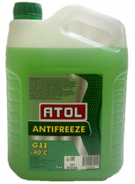 Антифриз A-40 ATOL зелёный  (3 кг) 1*4шт Антифриз A-40 ATOL зелёный  (3 кг) 1*4шт