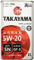 Масло моторное TAKAYAMA SAE 5W20 ILSAC GF-5 API SN (1л)