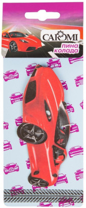 Ароматизатор картонный CAROMI "Машина" Пина Колада" Ароматизатор картонный CAROMI "Машина" Пина Колада"