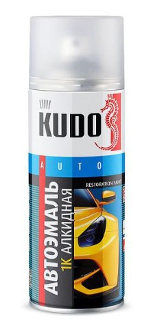 KUDO Эмаль автомобильная ремонтная Светло-серый 671 KU-4035 (1*12шт)