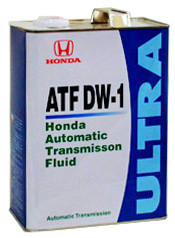 Масло трансм. ATF-DW1 HONDA (металл) (4л) 1*6 шт.