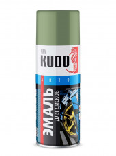 KUDO Эмаль для дисков Черная KU-5203 (1*6шт)