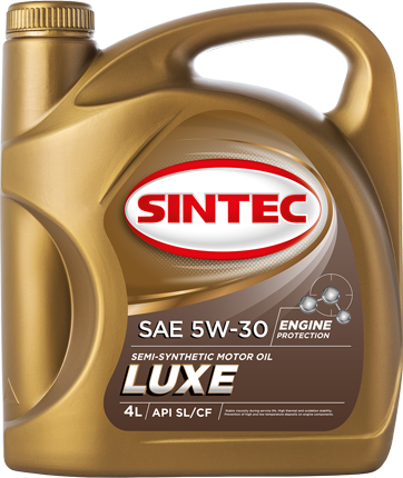 Масло мотор. SINTEC LUXE SAE 5W30 API SL/CF 4л (1*4шт)