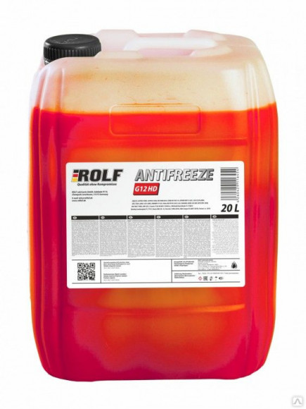 Антифриз ROLF G12+ HD (Red) Concentrate  20л