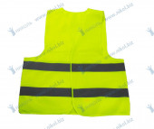 Жилет светоотражающий неон. полоса желто-зеленый (XL) Жилет светоотражающий неон. полоса желто-зеленый (XL)
